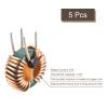 sourcing map 5 Pcs Toroidal Inductor Copper Coils, 1 mH 10 A view 3