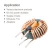 sourcing map 5 Pcs Toroidal Inductor Copper Coils, 1 mH 10 A view 4