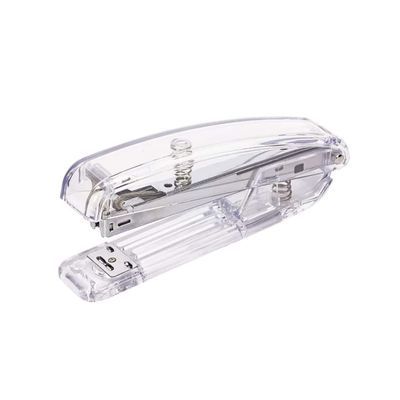 Bro Acrylic Stapler, Transparent Desktop Stapler with Non-Slip Feet