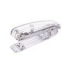 Bro Acrylic Stapler, Transparent Desktop Stapler with Non-Slip Feet view 1