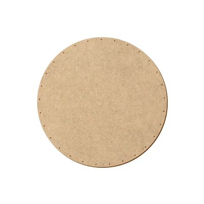 Round HDF/MDF Basket Base for 2 mm Peddig Reed, 5–35 cm
