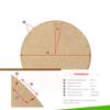 Round HDF/MDF Basket Base for 2 mm Peddig Reed, 5–35 cm view 2