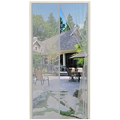 Magnetic Screen Door, Self-Closing, Gray, 155 x 225 cm