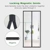 Magnetic Screen Door, Self-Closing, Gray, 155 x 225 cm view 3