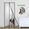 Magnetic Screen Door, Self-Closing, Gray, 155 x 225 cm view 4