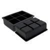 WTAXBH 6-Cavity Large Silicone Ice Cube Tray, Black view 3