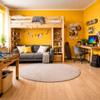 Farben Manufaktur – Individual Color Dreams Interior Latex Wall Paint, Satin Gloss, RAL 1037 Sun Yellow (5 L) view 4