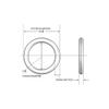 GatherTOOL 10-Piece Nitrile Rubber O-Ring Seal Set, CS 1.78 mm, ID 107.67 mm view 3