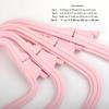 Nurge Square Plastic Embroidery Hoops, Cross-Stitch and Punch-Needle Hoop, Size M, Pink view 3
