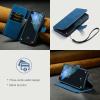 UDBKKDX Case for Huawei P30, Vintage Matte Retro Faux Leather with Stand, Camera Protection and 4 Card Slots view 2