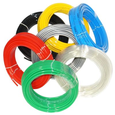 Polyethylene PE Pneumatic Hose for Compressed Air/Liquids, 50 m (8 x 6 mm, yellow)