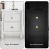 4-Pack Brown Cabinet Knobs with Glow-in-the-Dark Crystal Glass view 3
