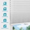 bobodeco No-Drill Pleated Blind, Clamp-Fix, White, 65 x 100 cm (W x H) view 2
