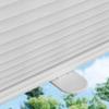 bobodeco No-Drill Pleated Blind, Clamp-Fix, White, 65 x 100 cm (W x H) view 3
