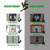 Magnetic Insect Screen Door 120 x 205 cm, Mosquito Net Curtain, No-Drill Adhesive Mount, Black view 2