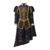 Men's Victorian Rococo Tudor Costume, Medieval Nobleman Outfit, Purple, M view 1