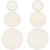 GORGECRAFT 6-Piece Mini Wooden Crochet Bag Base Set, 3 Sizes, Round Unfinished Solid Wood view 1
