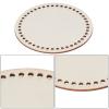 GORGECRAFT 6-Piece Mini Wooden Crochet Bag Base Set, 3 Sizes, Round Unfinished Solid Wood view 4