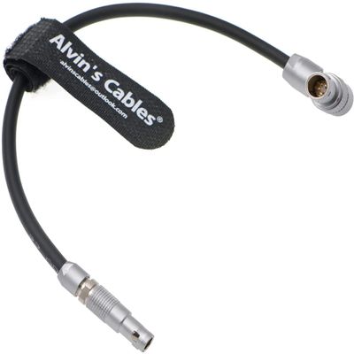 Teradek MDR.X Run-Stop Cable for RED DSMC2 Camera, Rotatable Right-Angle 6-Pin to 4-Pin, 30 cm