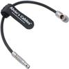 Teradek MDR.X Run-Stop Cable for RED DSMC2 Camera, Rotatable Right-Angle 6-Pin to 4-Pin, 30 cm view 1