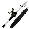 caihuashopping 2.4 m Ultralight Fishing Rod and Reel Combo, Yellow view 1