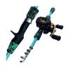 Professional 1.5 m Telescopic Casting Fishing Rod and Reel Combo, Red view 1