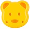 FlleMore Cartoon Sandwich Cutter for Kids, Girl Toast Bear Cookie Cutter, 9.7 x 9.2 x 3 cm view 1