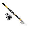 Caihuashopping Professional Telescopic Fishing Rod and Spinning Reel Set (Color: Clear) view 1