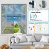 Magnetic Fly Screen for Windows, 200 x 205 cm, Automatic Closing, No-Drill Adhesive Mount view 4