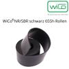 WiCo NR/SBR Black 65 Shore A Rubber Strip Roll, 4 mm x 100 mm x 10 m view 2