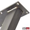 SOTECH 1 Pair (2 Pieces) X-Shape Steel Bench Legs, Used Look, 420 x 345 mm view 3