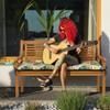 4L Textile Outdoor Bench Cushion for Garden Benches and Porch Swings view 2