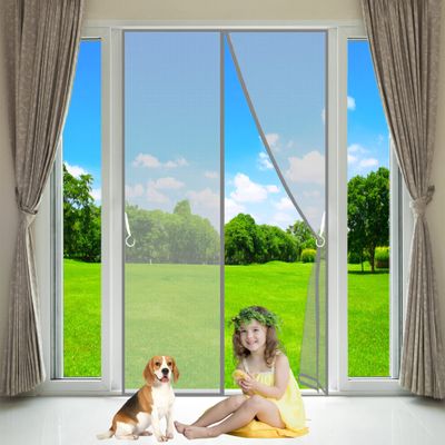Magnetic Insect Screen Door, 165 x 235 cm, Gray
