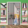 Magnetic Insect Screen Door, 165 x 235 cm, Gray view 3