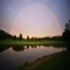 LHJOYSP Mission Impossible 1,000-Piece Puzzle, Natural Beauty, Lake, Meadow and Rainbow, 75 x 50 cm view 1