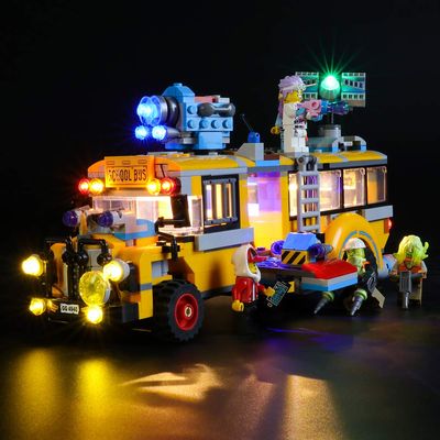 GEAMENT Light Kit Compatible with LEGO Paranormal Intercept Bus 3000, Hidden Side 70423 (Model Set Not Included)
