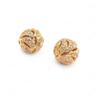24K Champagne Gold-Colored Brass Cylinder Spacer Beads view 4