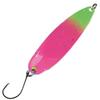 Paladin Trout Spoon Lure 3.2 g, Tiger Style, Pink-Green Glitter/Black-Yellow-Orange view 1