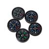 bopely 5-Pack Hiking Compasses, Mini Pocket Compass Set, Oil-Filled Survival Compass Replacement for Hiking and Travel view 1