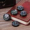 bopely 5-Pack Hiking Compasses, Mini Pocket Compass Set, Oil-Filled Survival Compass Replacement for Hiking and Travel view 4