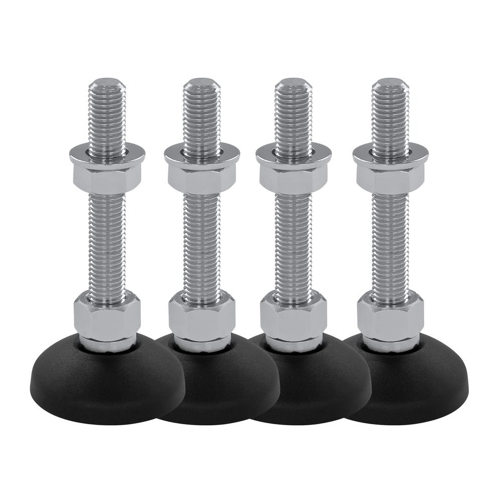 Schwaderer Adjustable Machine Feet KF 50 N, M24×1.5×100, 4-Pack