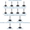 Schwaderer Adjustable Machine Feet KF 50 N, M24×1.5×100, 4-Pack view 3