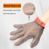 LCYDMJ Cut-Resistant Stainless Steel Mesh Glove for Butchers and Meat Cutting (1 Piece/M) view 4
