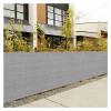 WUZMING Fence Screen, Privacy Screen for Garden and Balcony, 100% HDPE, Weather-Resistant, UV Protection, with Grommets and Cable Ties, Gray, 120 x 250 cm view 1