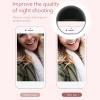 Dimmable LED Ring Light, 360° Soft Glare-Free Selfie Light with 0.4-Inch Clip, 3.43 x 3.43 Inches view 2