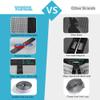Magnetic Insect Screen Door, 230 x 240 cm, Easy Adhesive Installation, Anthracite view 2