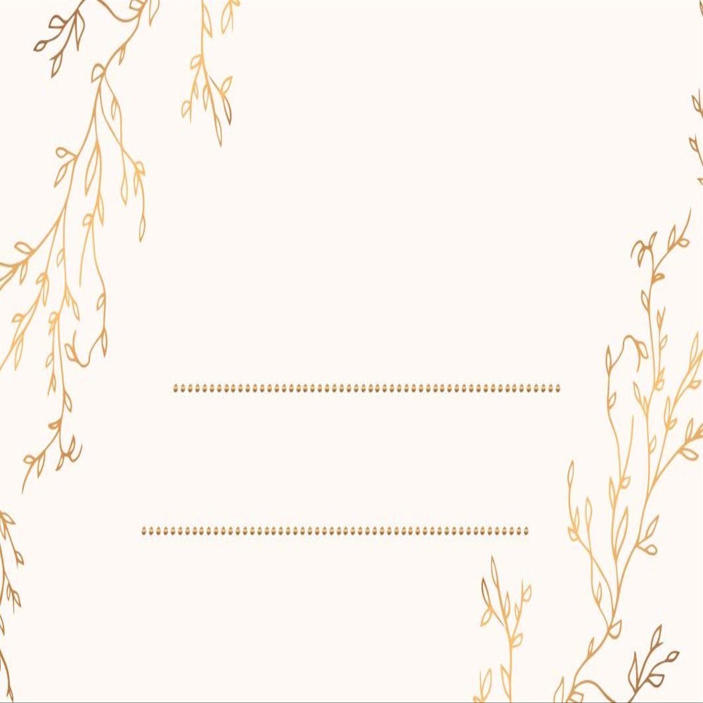 Wedding, Birthday & Anniversary Place Cards, Boho Glamour Style, 10-Pack, 51 x 89 mm, 350 gsm, Royal Gold Creamy
