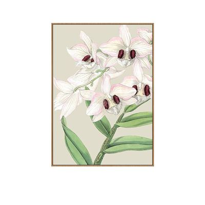 Hand-Painted Canvas Art, Abstract Modern Textured Blooming Flowers, Nordic Vertical Wall Art, Large Frameless Painting for Home Decor