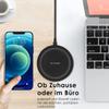 Qi Wireless Charging Pad for OnePlus 10 Pro 5G, 15W, 10W, 7.5W, 5W, M03_15W, Black view 2