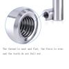 10-Pack 304 Stainless Steel Internal-Threaded Locating Pins with Hole, Round Head, M4 x 6 x 12 mm view 3